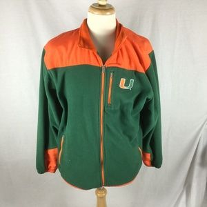 Vtg 90s University of Miami Hurricanes Coat / Jack